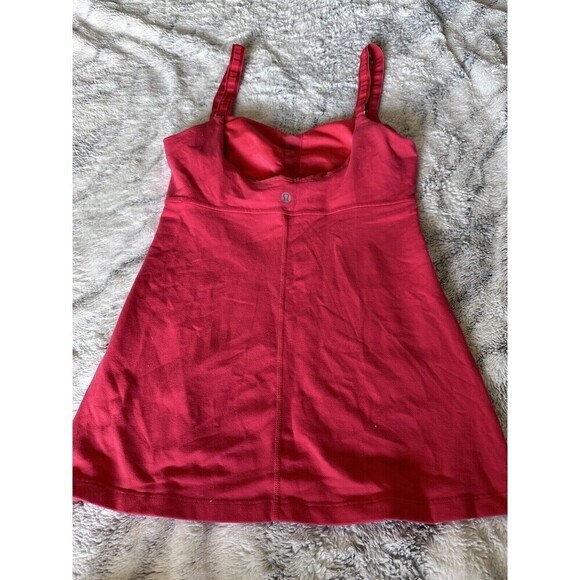 Lululemon Red Athletic Tank Top Size 6 - Picture 2 of 7